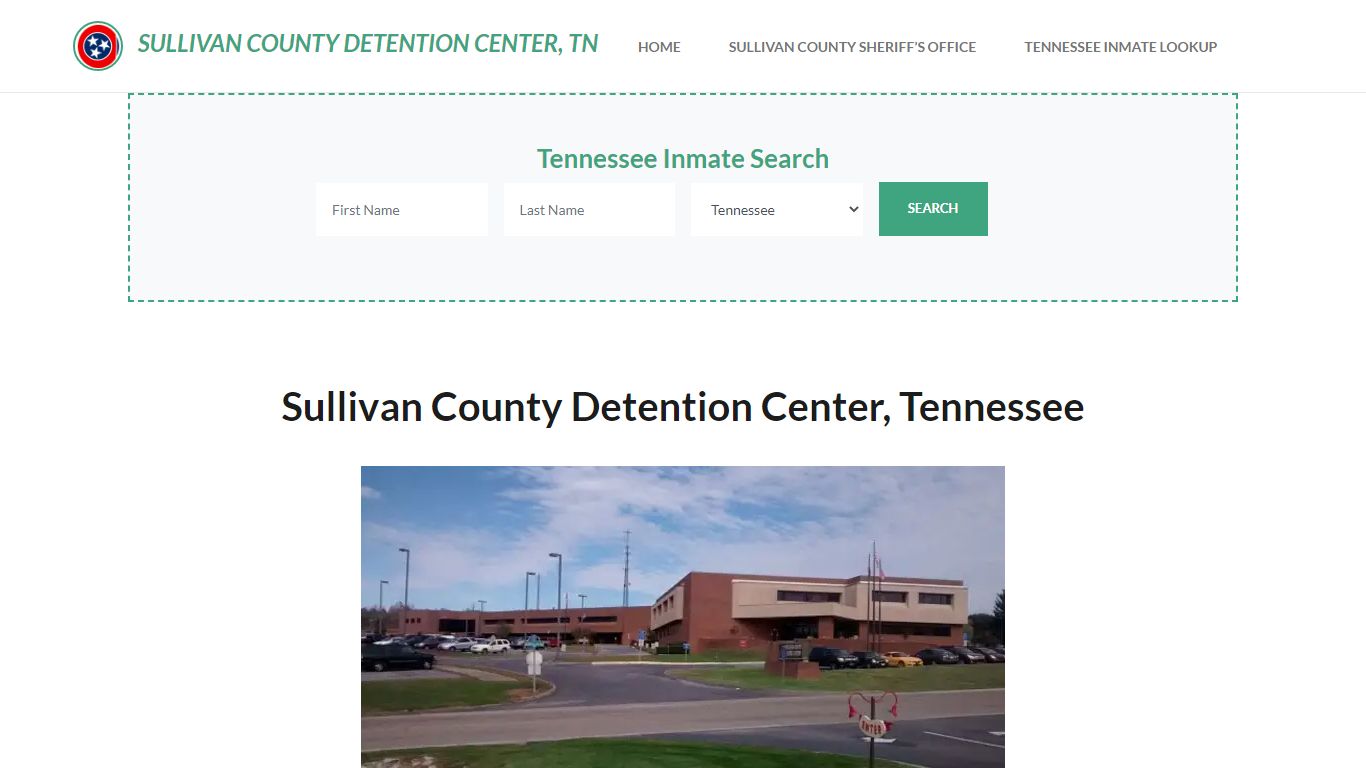 Sullivan County Detention Center, TN Inmate Roster, Offender Search