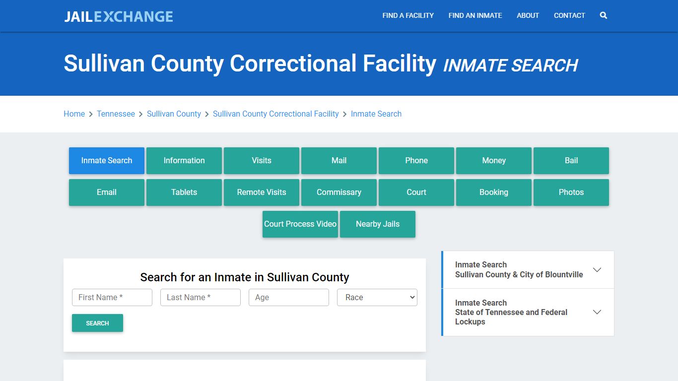 Sullivan County Correctional Facility Inmate Search - Jail Exchange