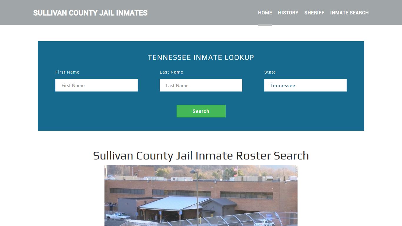 Sullivan County Jail Inmate Roster Lookup, Blountville, TN